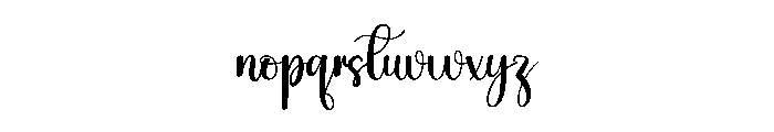 Santiago Honeymoon Font LOWERCASE
