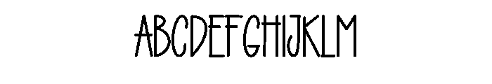 Santiago Staycation Font UPPERCASE