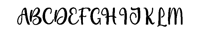 Santoria Regular Font UPPERCASE