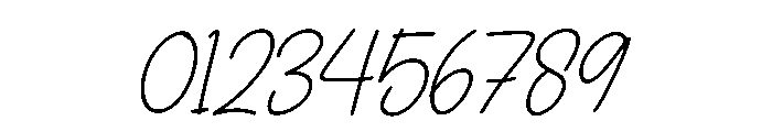 Santorio Italic Font OTHER CHARS