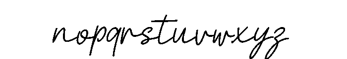 Santorio Italic Font LOWERCASE