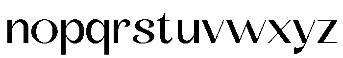 Sanzkina Regular Font LOWERCASE