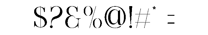 Saore Font OTHER CHARS