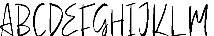 Saphina Journie Font UPPERCASE