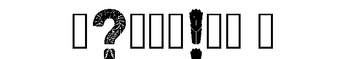 Saponaria Regular Font OTHER CHARS