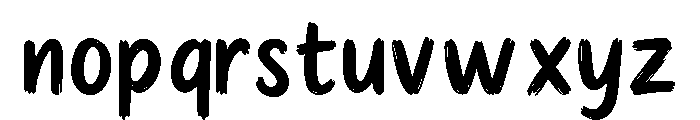 Sapphire_Bloom Font LOWERCASE
