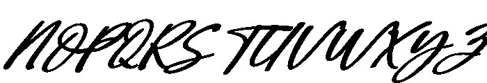 SapphireScript Font UPPERCASE