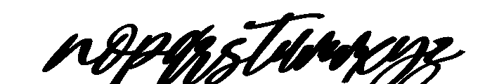 SapphireScript Font LOWERCASE