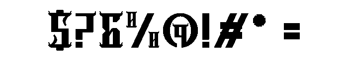 Sapxonz Font OTHER CHARS