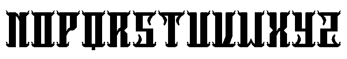 Sapxonz Font UPPERCASE