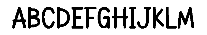 Sarcasm Stories Font UPPERCASE