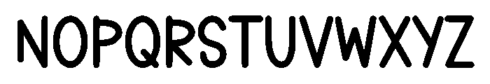 Sarcasm Stories Font UPPERCASE