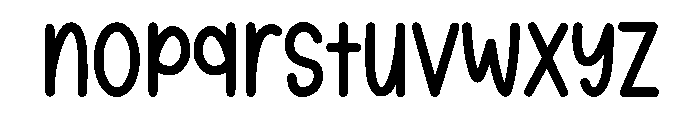 Sarcasm Stories Font LOWERCASE