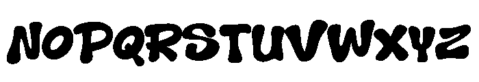 Sarko Brush Regular Font UPPERCASE