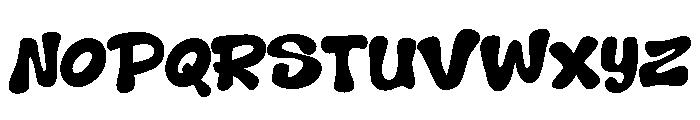 Sarko Brush Regular Font LOWERCASE