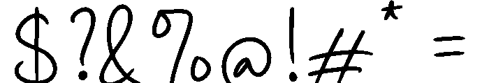 Sarphine Regular Font OTHER CHARS