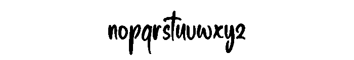 Sarphine Font LOWERCASE