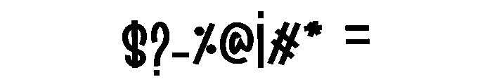 Sartastic Font OTHER CHARS
