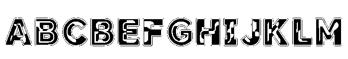 Sasha Regular Font UPPERCASE