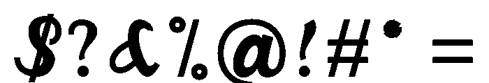 SasmitaBlack Font OTHER CHARS