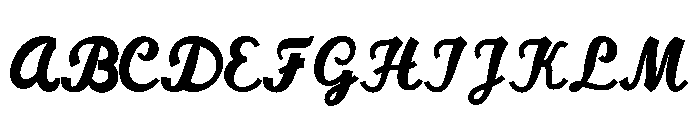SasmitaBlack Font UPPERCASE