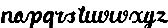 SasmitaBlack Font LOWERCASE