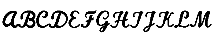 SasmitaBold-Bold Font UPPERCASE