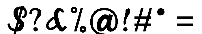 SasmitaExtraBold Font OTHER CHARS