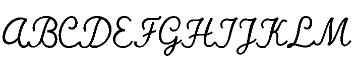 SasmitaExtraLight Font UPPERCASE