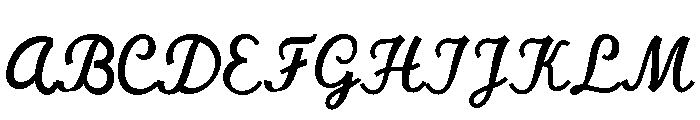 SasmitaMedium Font UPPERCASE