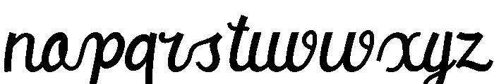 SasmitaMedium Font LOWERCASE