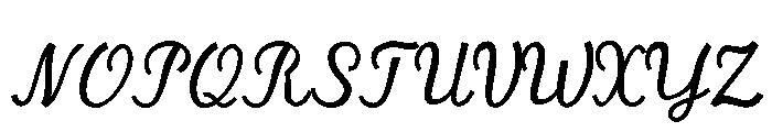 SasmitaRegular Font UPPERCASE