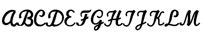 SasmitaSemiBold Font UPPERCASE