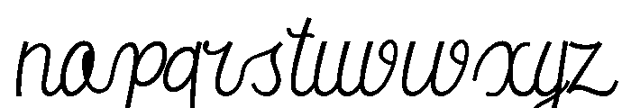SasmitaThin Font LOWERCASE