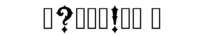 Satin Regular Font OTHER CHARS