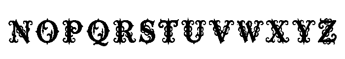 Satin Regular Font UPPERCASE