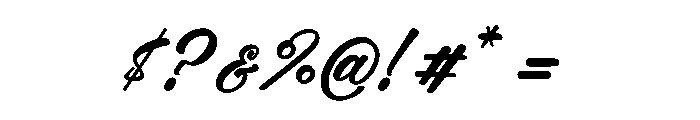 Satin Willots Italic Font OTHER CHARS