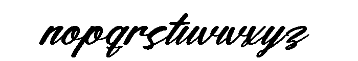 Satin Willots Italic Font LOWERCASE