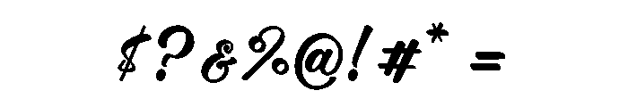 Satin Willots Font OTHER CHARS