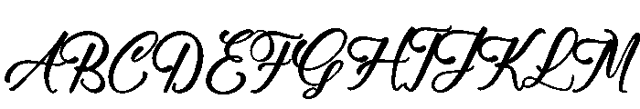 Satin Willots Font UPPERCASE