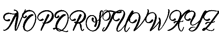 Satin Willots Font UPPERCASE