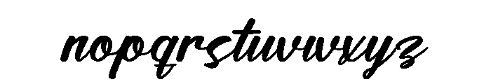 Satin Willots Font LOWERCASE