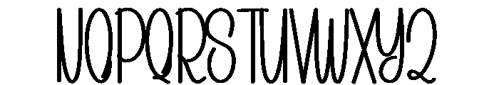 Satnigths Font UPPERCASE