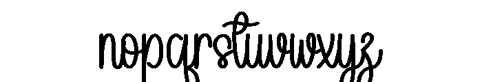 Satnigths Font LOWERCASE