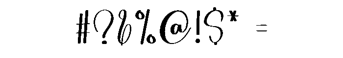 Satuday Holiday Font OTHER CHARS