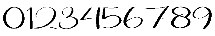 Saturday Calligraphy Font OTHER CHARS