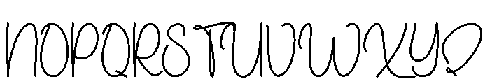 Saturday Delight Font UPPERCASE