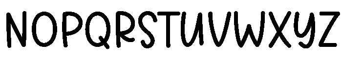 Saturday Honeymoon Regular Font UPPERCASE