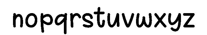 Saturday Honeymoon Regular Font LOWERCASE