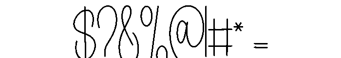 Saturday Part Font OTHER CHARS